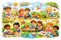 Fotografie di laboratori e uscite scuola dell'Infanzia 2025/2026